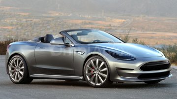 Next-gen Tesla Roadster - Rendering