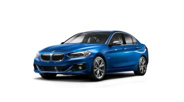 Production BMW 1 Series sedan revealed