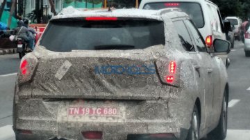 Ssangyong Tivoli spied up-close in Chennai