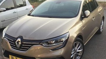 India-bound Renault Megane sedan spied in public