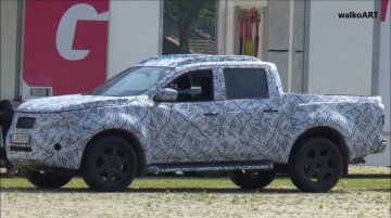 Mercedes GLT pickup spied on video