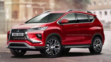 Production Mitsubishi XM crossover (Honda BR-V rival) - Rendering