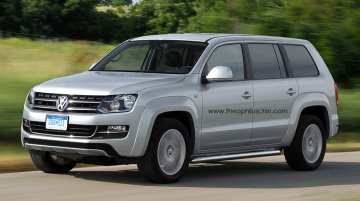 VW Amarok-based 7-seat SUV - Rendering