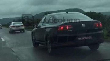 2016 VW Passat (B8) spied testing in India for the first time