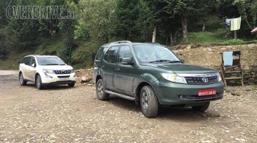 Purported Tata Safari Storme 1.99L spied testing