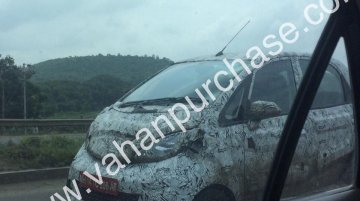 Tata Nano 'Pelican' shows its all-new headlights in spyshot