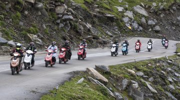 Himalayan Highs - 11 women on the TVS Scooty Zest 110 create history*