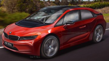 BMW i5 rendering based on patent leaks