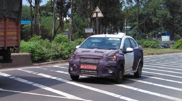 Chevrolet Essentia compact sedan spied testing for the first time