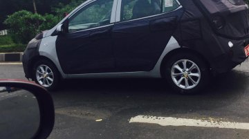 2017 Hyundai Grand i10 (facelift) spied in Chennai