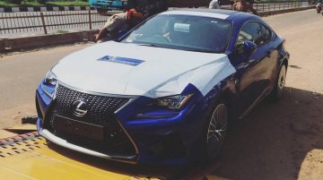 Lexus RC-F spotted in Chennai