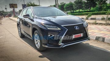 Lexus RX 450h spotted in Delhi with test plates, will launch in early 2017