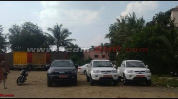 Tata Xenon facelift with automatic transmission spied in India