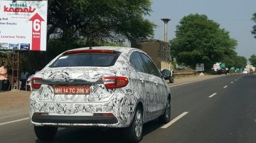 Tata Kite 5 reveals more details of its posterior in a new spy shot