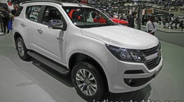 India-bound New Chevrolet Trailblazer (facelift) - Thai Motor Expo Live