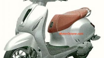 Bajaj Chetak leaked patent images