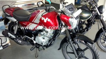 Bajaj V12 spied at dealership, gets new alloy wheels