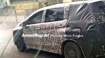 Production-spec Mitsubishi XM MPV spied in Indonesia