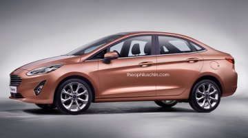 Next gen Ford Fiesta sedan - Rendering