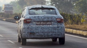 Tata Kite 5 sedan spied testing near Pune