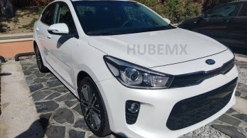 Global-spec 2017 Kia Rio Sedan spied undisguised in Mexico