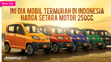 Bajaj Qute launched in Indonesia as the country's cheapest car