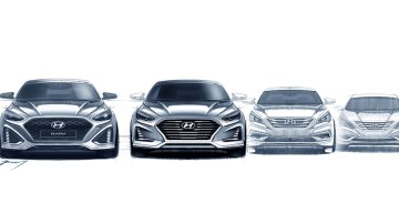 2017 Hyundai Sonata (facelift) teased, Hyundai Sonata turbo confirmed