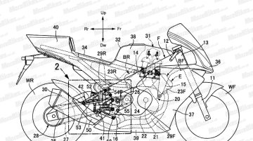 Honda V4 superbike design sketch revealed
