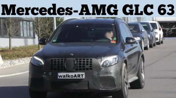 Mercedes-AMG GLC 63 spied on test - Video