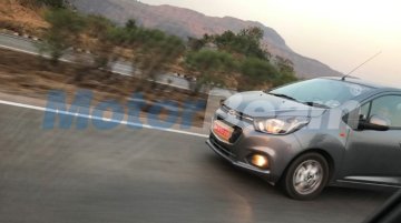 2017 Chevrolet Beat & Chevrolet Beat Essentia spied on test