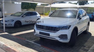 2018 VW Touareg (3rd gen) spied undisguised in South Africa