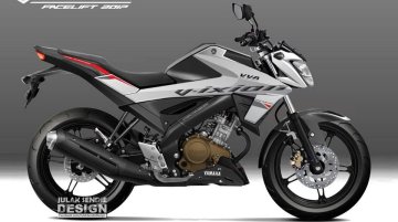 2017 Yamaha V-Ixion rendered with graphics ahead of launch