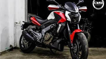Bajaj Dominar 400 custom wrap by DS Design