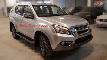 Isuzu MU-X spotted in India again ahead of its launch next month