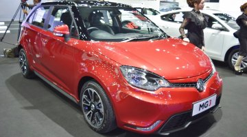 India-bound MG Motor displays the MG3 at BIMS 2017