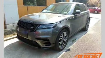 Range Rover Velar spotted outdoors ahead of its H2 2017 launch