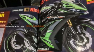 2018 Kawasaki Ninja 250 rendering shows a sporty side profile