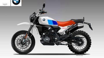 BMW G310R rendered as full faired, cafe racer & scrambler