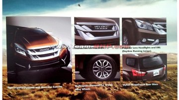 Isuzu MU-X - Image Gallery (Leaked Brochure)