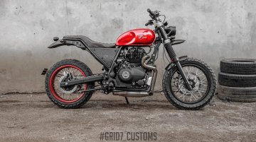 Royal Enfield Himalayan Scrambler by Grid7 Customs