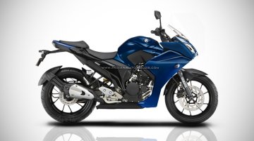 Yamaha Fazer 250 (Yamaha Fazer 25) rendered based on spy shots