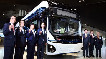 Hyundai Motor unveils all-electric bus in Korea