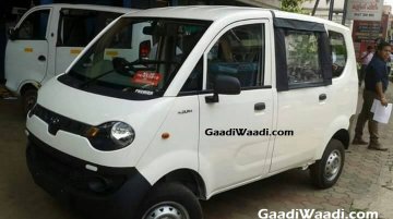 Mahindra Jeeto passenger van spied undisguised for the first time
