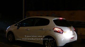 Peugeot 208 hatchback spotted in India again