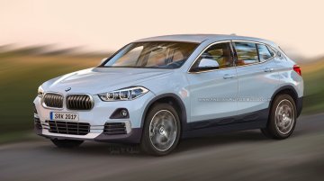 Production BMW X2 rendered based on patent image