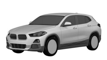 Production BMW X2 leaked in patent images