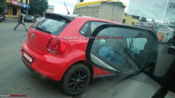 Dual tone red and black VW Polo