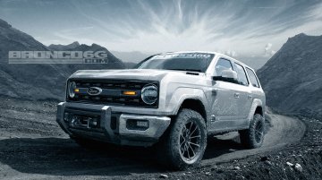 Ford Bronco 4-door (Jeep Wrangler Unlimited rival) rendered