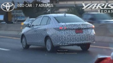 Thai-spec 2017 Toyota Yaris Sedan - Image Gallery (Spy Shots)