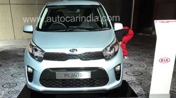 2017 Kia Picanto spotted at Kia's Indian dealer roadshow program